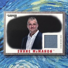 VERY RARE 06/25 WWE Shane McMahon 2017 Topps Heritage Series Mat Relic LP* 1A9