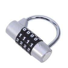 4 Digit Password Safety Lock Security Combination Lock Travel Safe Code Lock