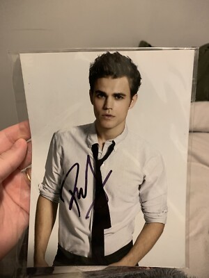 PAUL WESLEY as Stefan The Vampire Diaries Signed 8x6 Photo