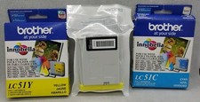 Brother LC51BK Black LC51Y LC51C Ink Cartridge Sealed Innobella OEM Genuine New