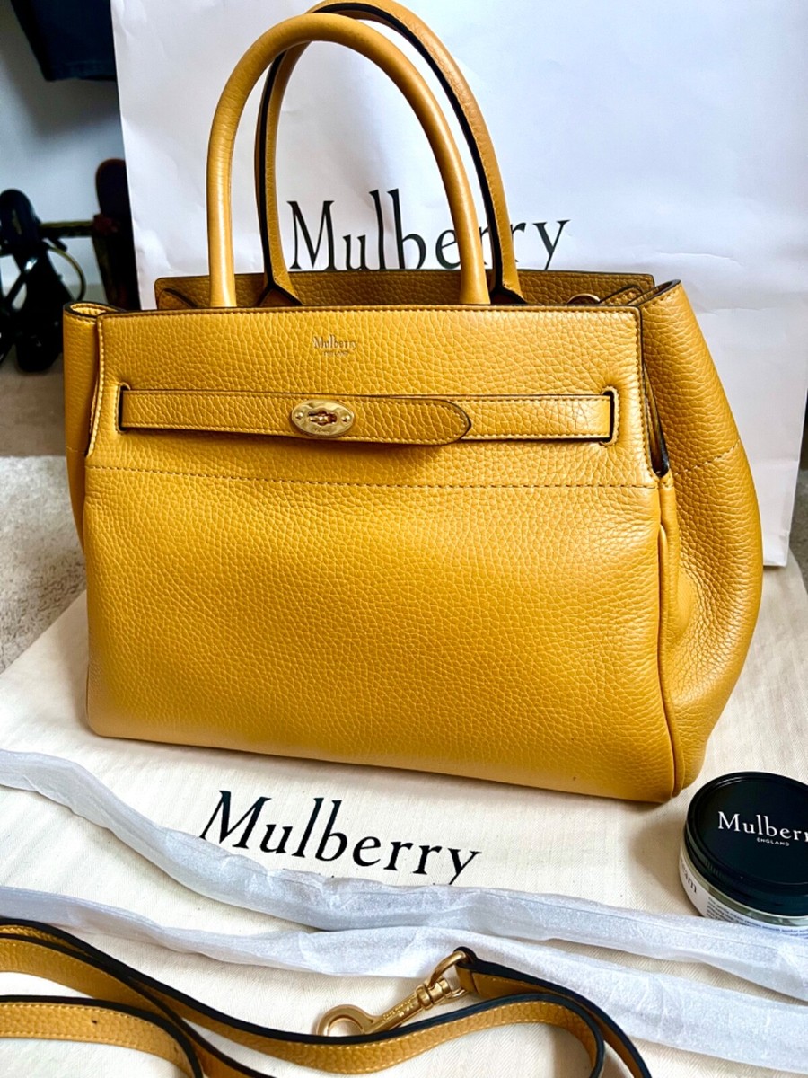 Mulberry Belted Bayswater Bag Deep Amber | eBay UK