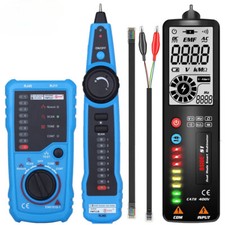 RJ11 RJ45 Cat5 Cat6 Wire Toner Ethernet LAN Network Cable Tester Line Finder