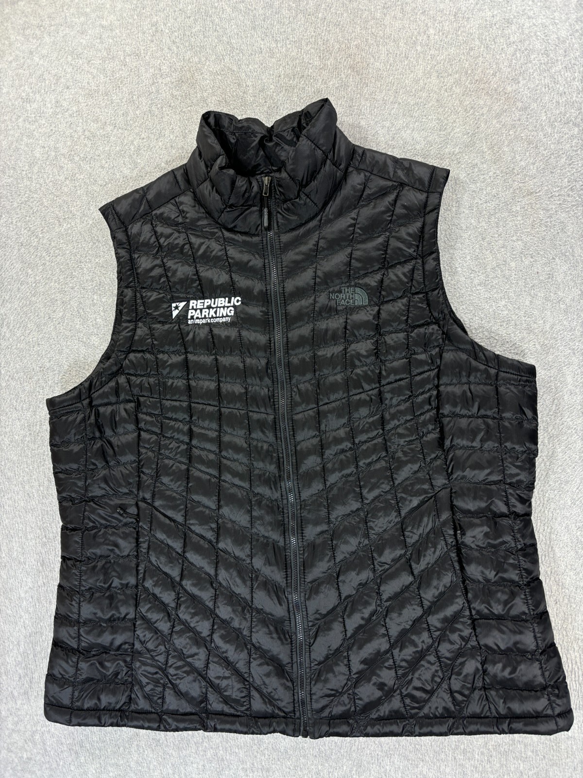 North Face Womens 2XL Thermoball Quilted Black Puffer Jacket