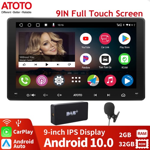 ATOTO A6 9" 2DIN Car Stereo Head Unit Android Auto/Carplay TouchScreen USB FM/BT - Picture 20 of 20