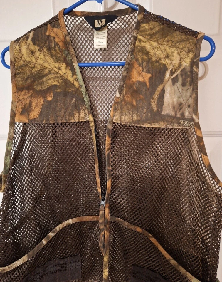 Walls Mesh Realtree Camo Hunting Vest Quilted Squirrel Dove Quail Rabbit  Sz M - Image 4 of 4