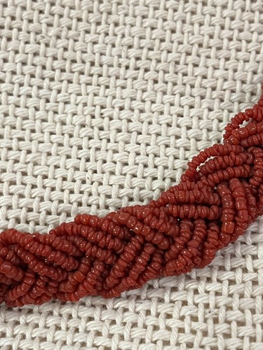 Red coral Necklace -Coral beads necklace -Coral necklace for women - Bild 3 von 8