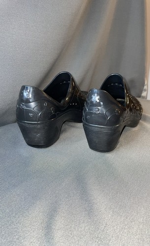 Women’s DANSKO Black Floral Comfort Clogs, Size 40 - Picture 6 of 8