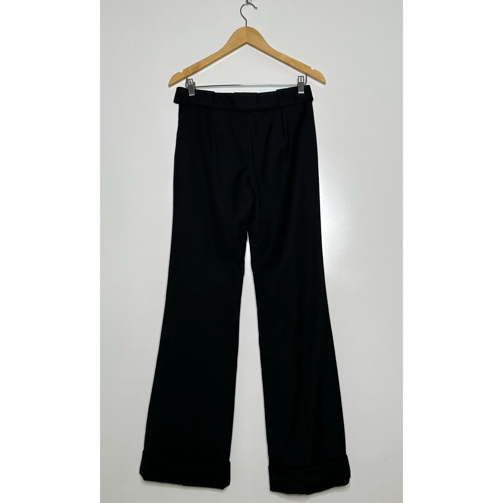 Pantalone pantalone Tory Burch nero misto lana corinna taglia 2