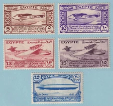 EGYPT 172 - 176  MINT HINGED OG * SET - NO FAULTS VERY FINE! - M791