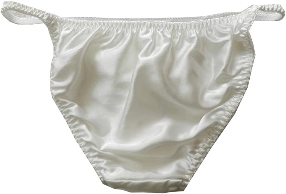 Yavorrs 6 pares de bragas de bikini 100 % seda pura para mujer talla S M L XL 2XL Foto 3 de 4