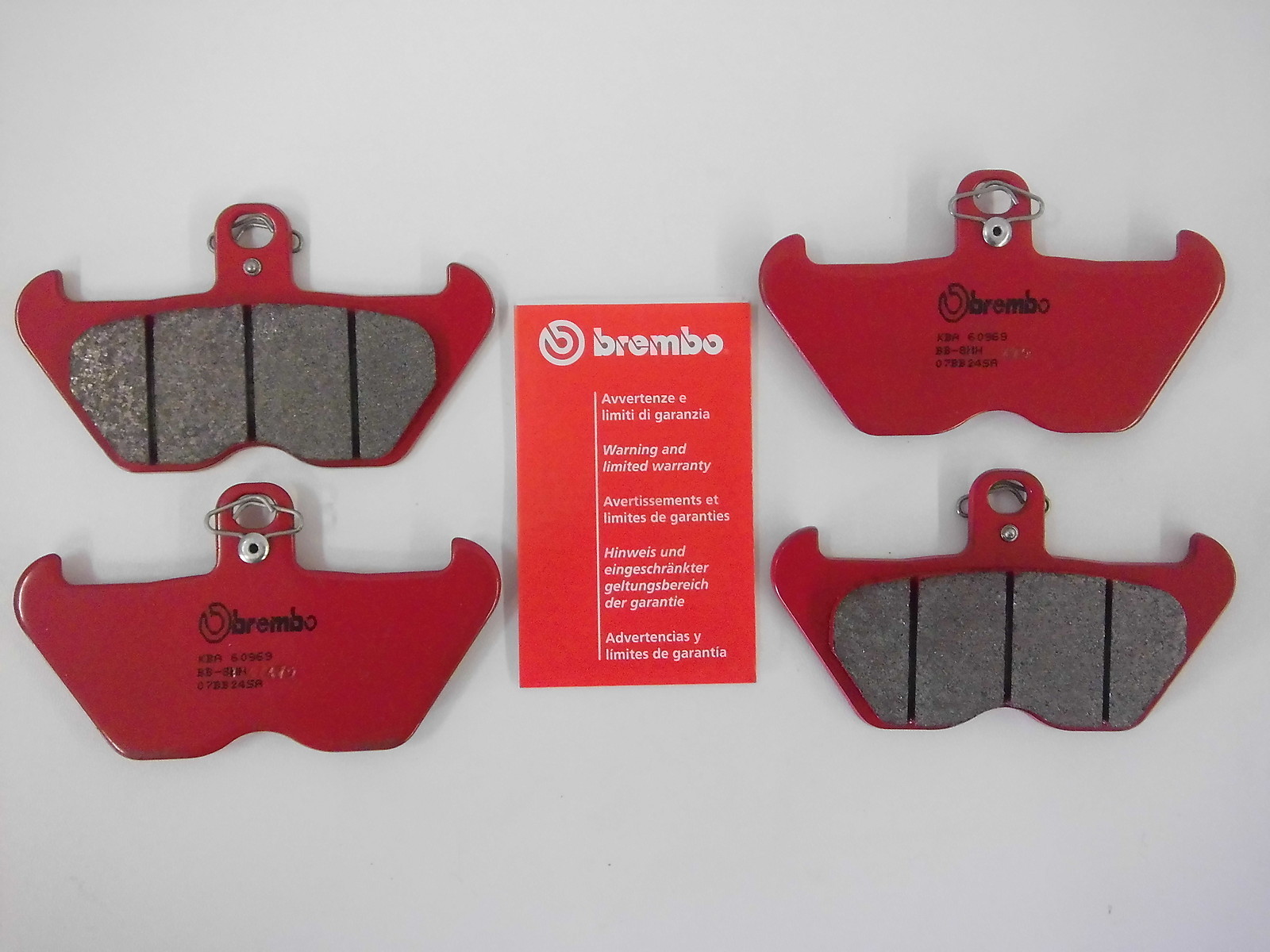 Brembo Bremsbeläge Bremsklötze Bremse vorne + hinten BMW K 1200 RS Bj.1997-2000 - Bild 4