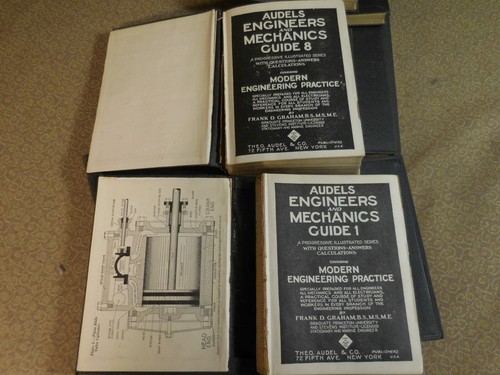 Audels Engineers and Mechanics Guides Volumes 1-8 1921 editions acceptable - Picture 15 of 16