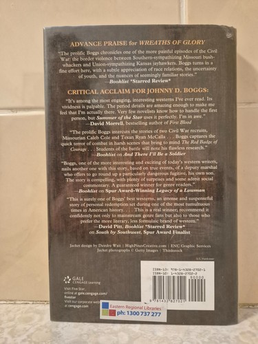 Wreaths Of Glory By Johnny D Boggs Hardcover First Edition 2013 - Picture 3 of 8
