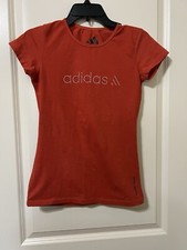 Women  s Adidas Short Sleeve Studded Logo T-Shirt Size Small