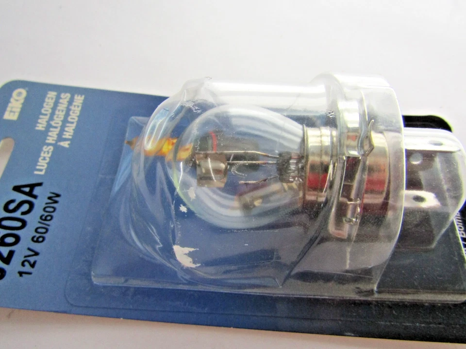 LÂMPADA DE HALOGÊNIO EIKO 6260SA 12V 60/60W 6260SABP HONDA YAMAHA ARTIC CAT jh - Imagem 3 de 4