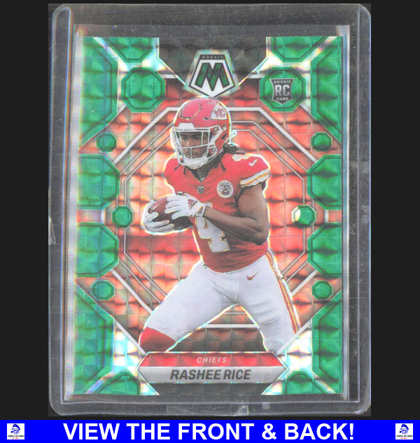 Rashee Rice 2023 Panini Mosaic Green Mosaic Prizm KS City Chiefs 357