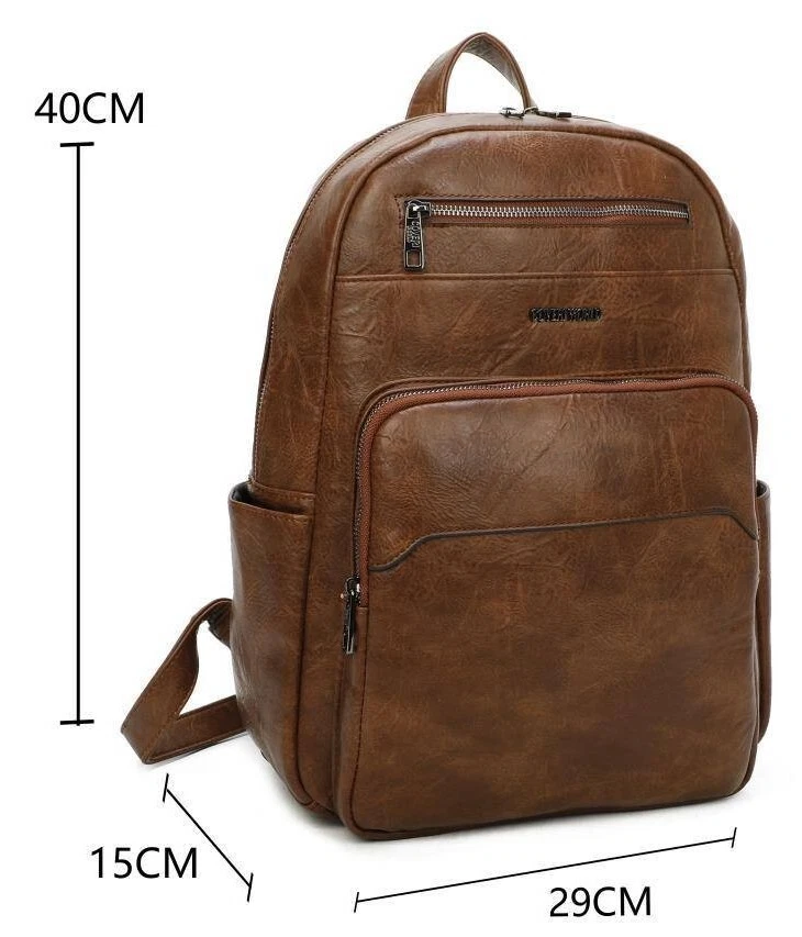 Zaino in clearance pelle marrone uomo