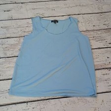 Slinky Brand Sky Blue Tank Top L Made in USA