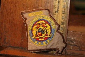 Vintage Missouri Department of Corrections Obsolete Police Patch