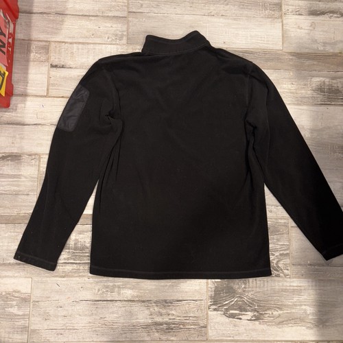 Camisa para hombre Chaps Sport by Ralph Lauren cuarto cremallera negra roja bolsillo en el brazo talla L’s - Imagen 6 de 8