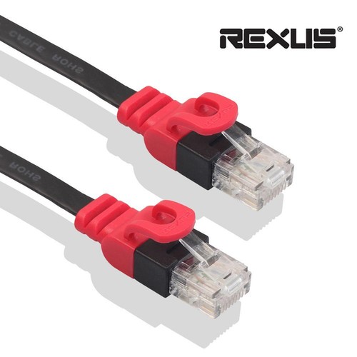 Ethernet Cable Flat Design CAT6 Network RJ45 Lan Cable for Router (0.5 m) - Bild 2 von 12