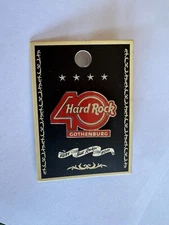 Hard Rock Café Original Gothenburg HRC 40th Anniversary Sweden Pin New Mint