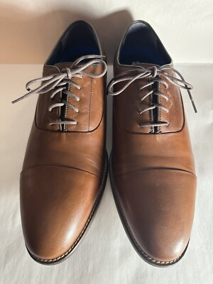 Johnston And Murphy Cap Toe Brown Leather Men\'s Dress Shoes Size 9.5 Amazon.com | Johnston & Murphy Men main image 4
