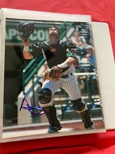 AUSTIN HEDGES AUTOGRAPHED SIGNED 8X10 PHOTO PADRES #1 COA