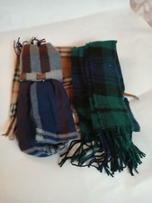 Wholesale 1-20 100 Cashmere Womens Mens Winter Wool Wrap Scarf Plaid Scarves