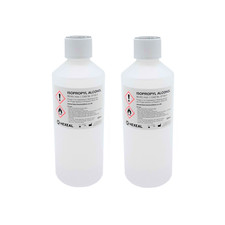 Hexeal 99.9% Isopropyl Alcohol 1L ? 2 x 500ml IPA for Sanitising & Cleaning