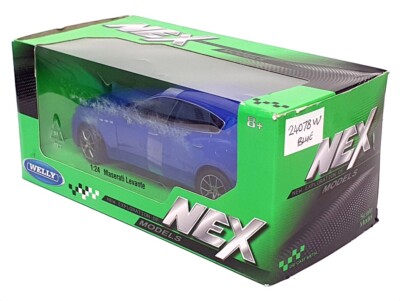 Welly NEX 1/24 Maserati Levante Bleue - Diecast 24078W - Occasion
