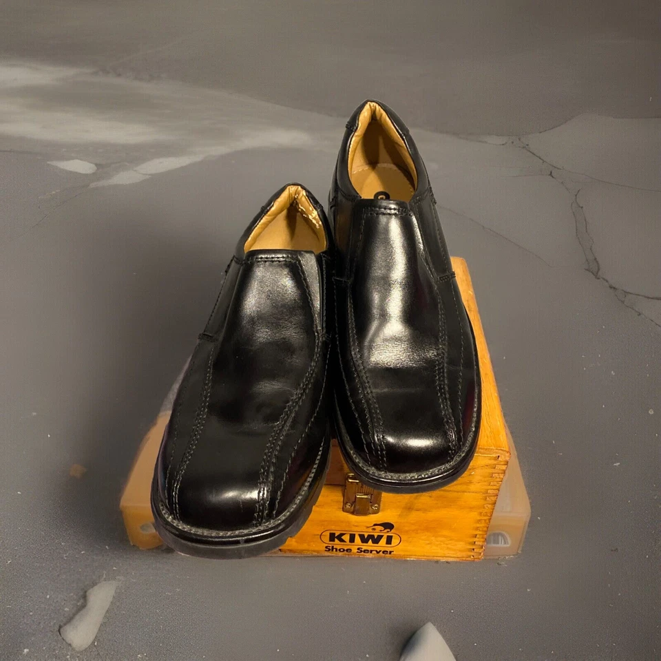 Мокасины без шнуровки GBX Currency мужские размер 10 М Y2K винтажные черные - Изображение 2 из 4