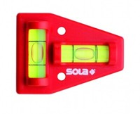 Sola Kreuz-Wasserwaage K5 Wasserwaage Messwerkzeug Kunststoff