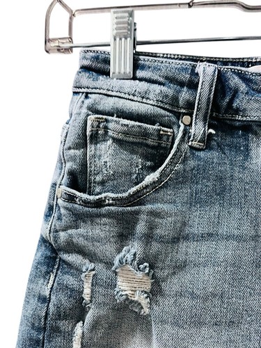 Risen NWT Denim Cut Off Jean Shorts Size Small Medium Wash Summer Casual Cotton - Picture 2 of 6