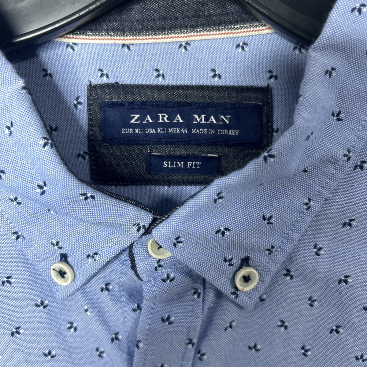 green emerald velvet dress Zara Man White Button Down Slim Fit Shirt – Circular Clothing Co main image 0