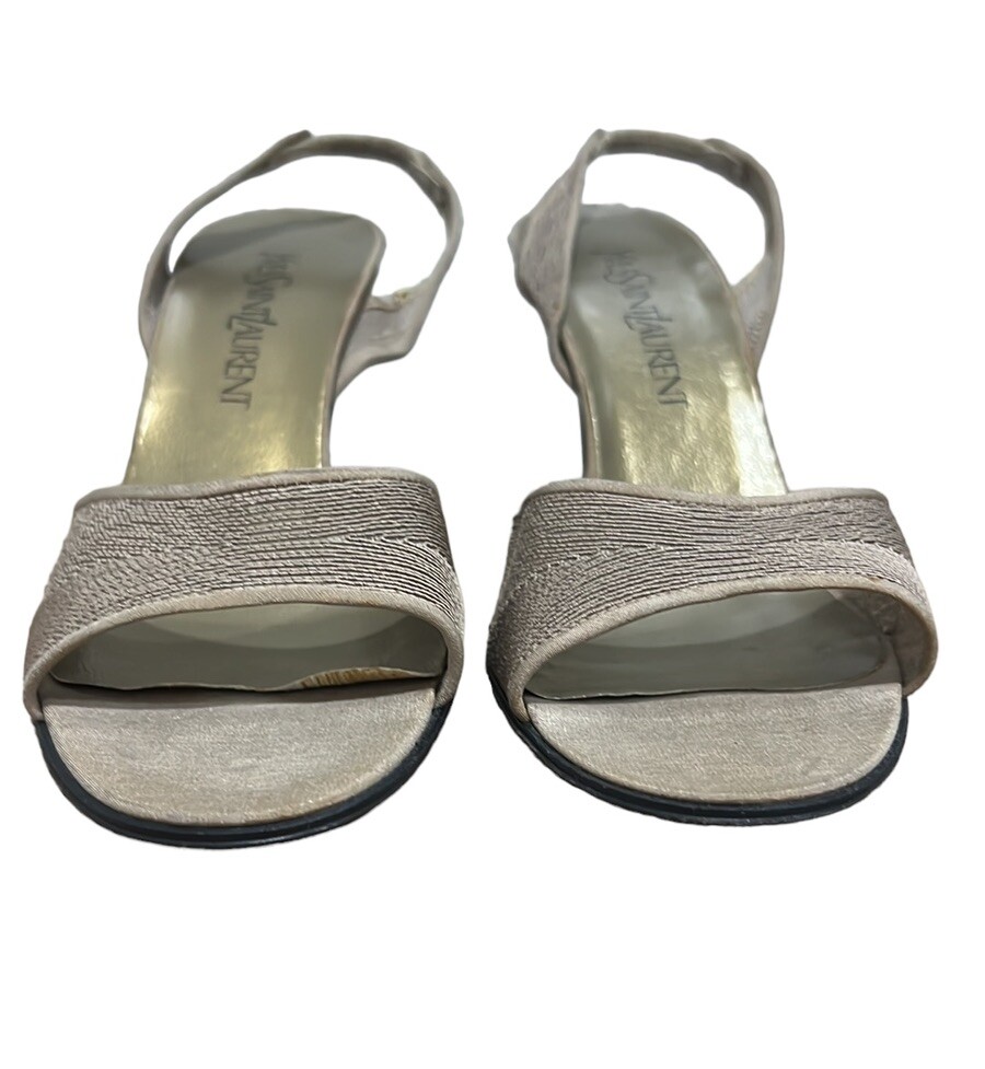 Yves Saint Laurent tacchi a spillo in rete taglia 9 5