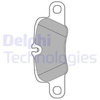Delphi BremsbeläGe Bremsbelegsatz Hinten FüR Porsche 911 Cabriolet