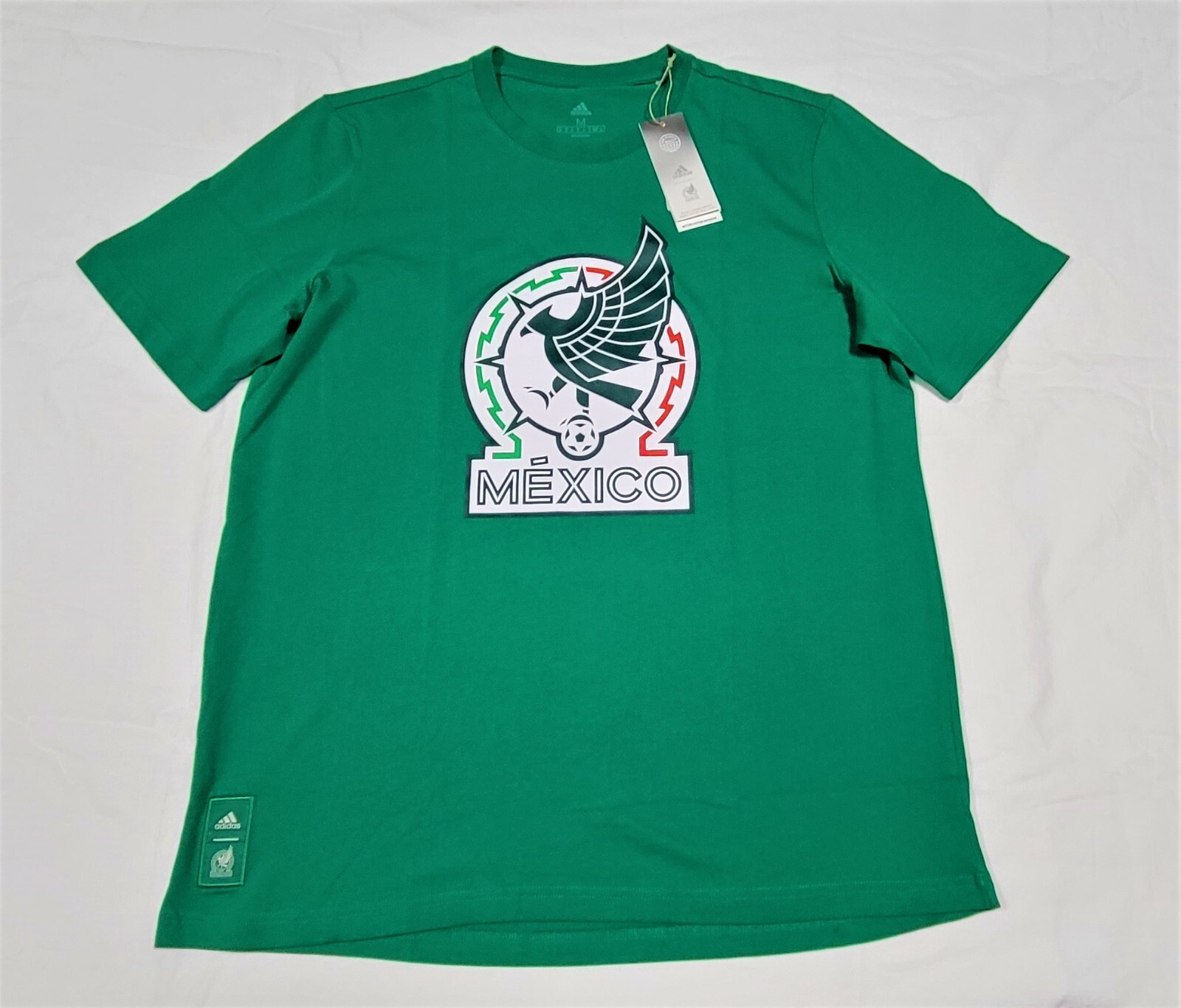 Adidas Men's Team Mexico Soccer Graphic T-shirt DNA FMF HU0283-195