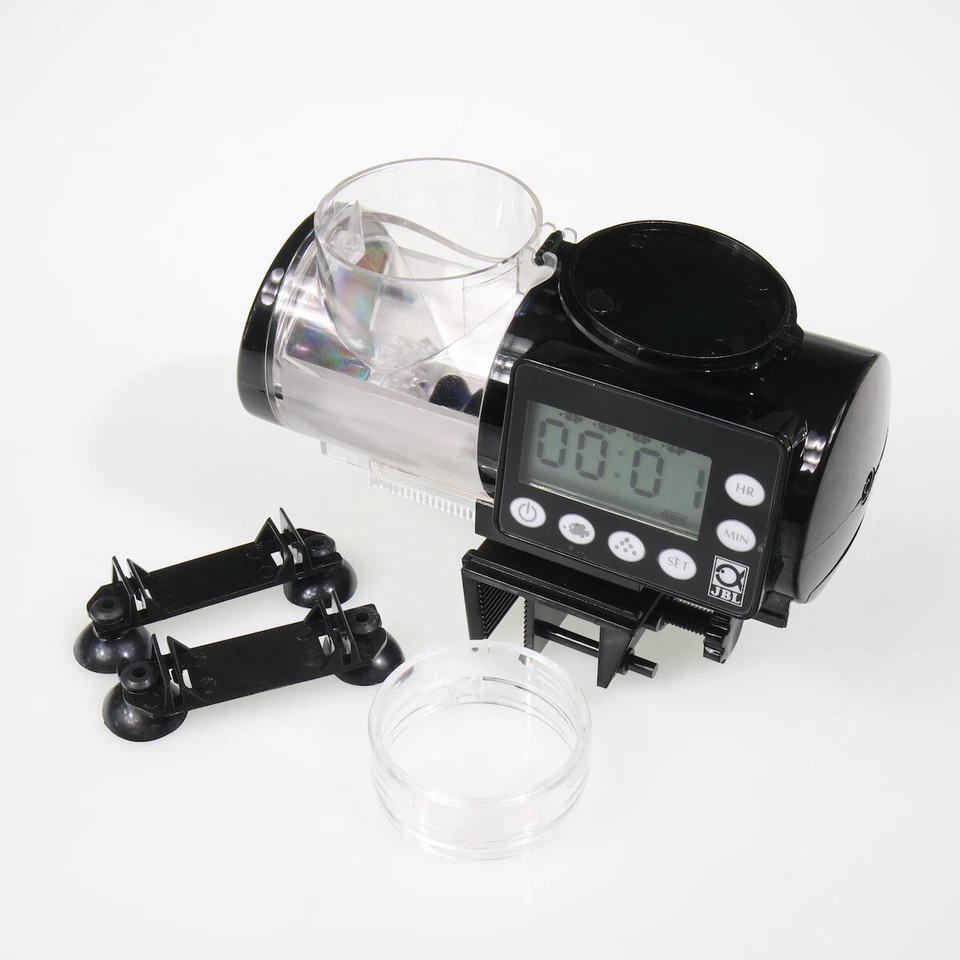 JBL Pronovo AutoFood Black Futterautomat für Aquarienfische, 10x18x8 cm - Bild 3 von 4