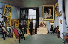 BAZILLE'S STUDIO  9 RUE DE LA CONDAMINE, 1870, 16"h x 24"w image, digital