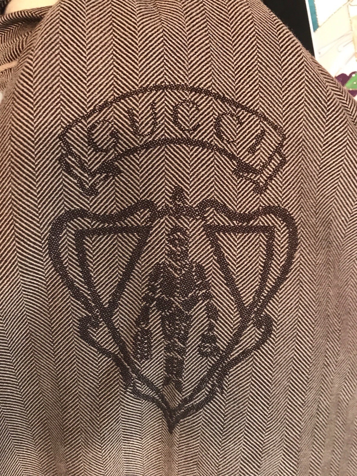 Écharpe Gucci marron neuve avec étiquettes 344993 (avec défauts) VEUILLEZ VOIR PHOTOS