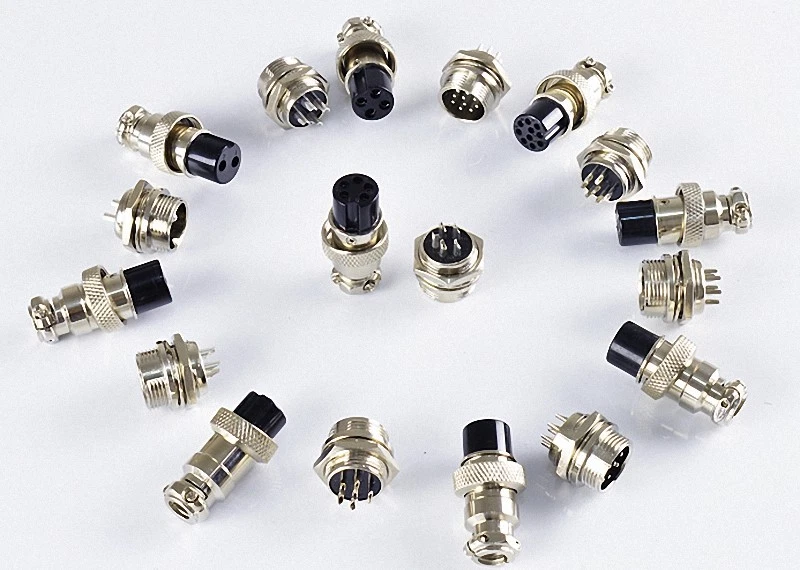 Socket Circular Multipole Connector Bulkhead & 2 - 10 Pin GX16 Aviation Plug - Image 2 of 4