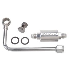 Edelbrock 8131 Fuel Inlet Line Kit 38 Hard Fuel Line W -6 Banjo Nut Filter Edelbrock 8131 Fuel Inlet Line Kit 38 Hard Fuel Line W -6 Banjo Nut Filter