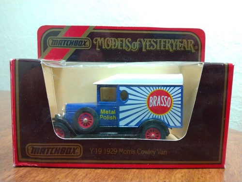 Vintage Matchbox Models of Yesteryear Y-19 1929 Morris Cowley Van, Brasso, NIB - Picture 2 of 13