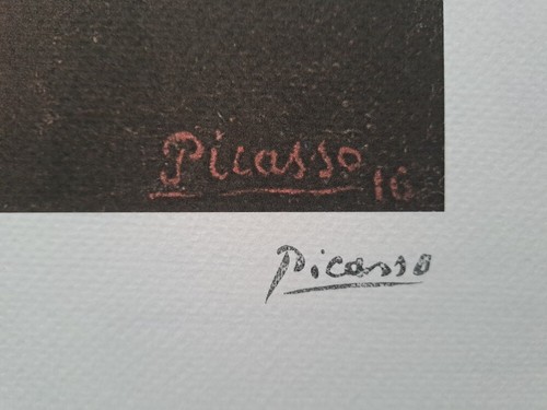 Pablo Picasso Signed - Musician - Certificate SPADEM Paris - Picture 6 of 8