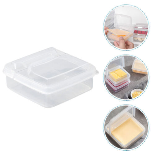 Slice Cheese Container Fridge Storage Food Organizer Crisper Butter Cases