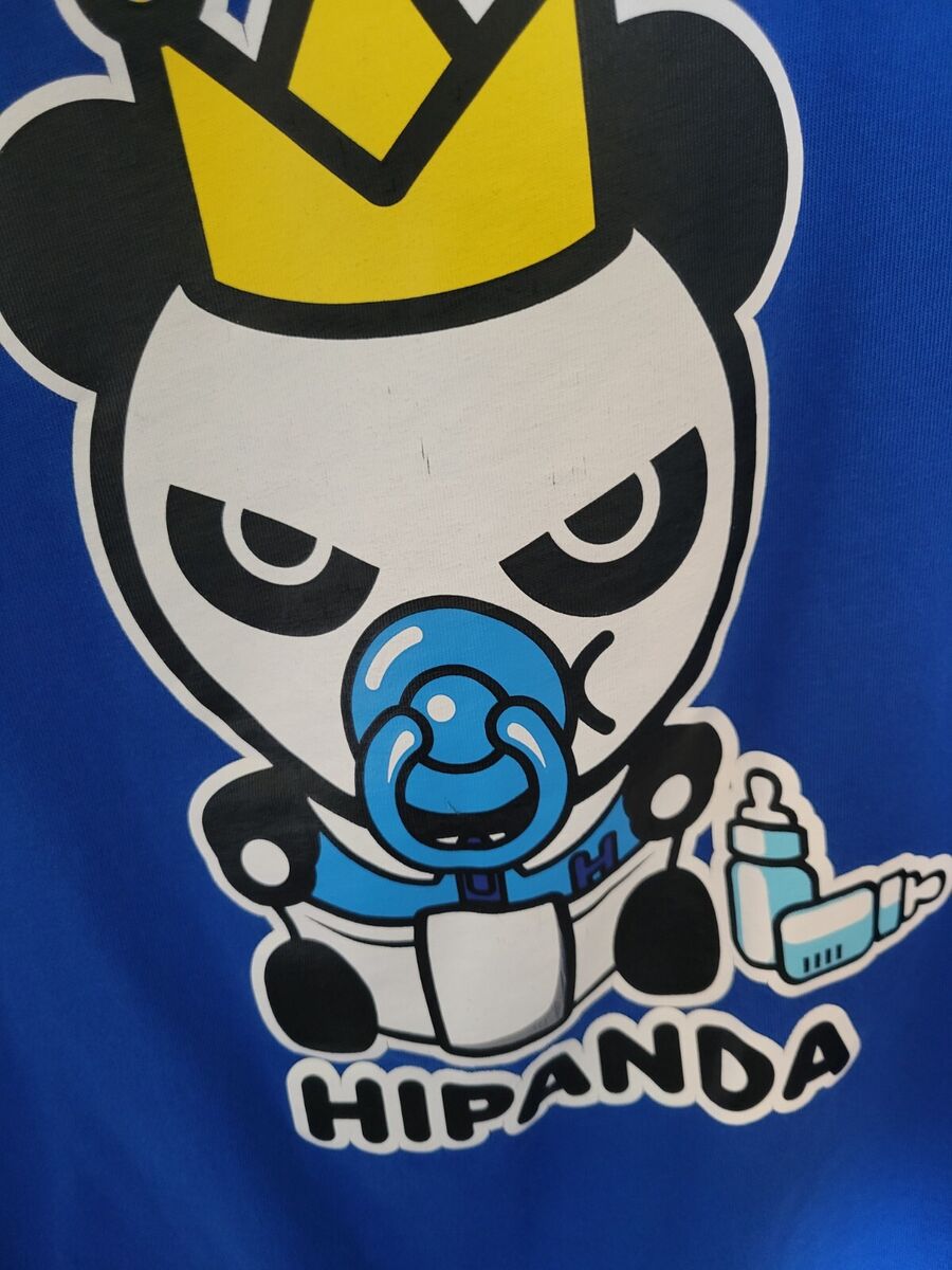 Hipanda Hi Panda Adult Sz M Graphic T-Shirt Black Panda Logo Hipanda Hi Panda Adult Sz M Graphic T-Shirt Black Panda Logo