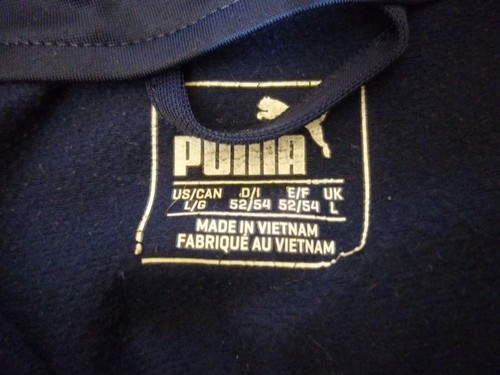 Puma Italia Italy Football Track Jacket Blue Men's L Large READ DESC Free UK P+P - Picture 8 of 10