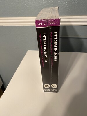 Carnegie HS Integrated Math III, High School Math Solution, Vol.1 & 2
