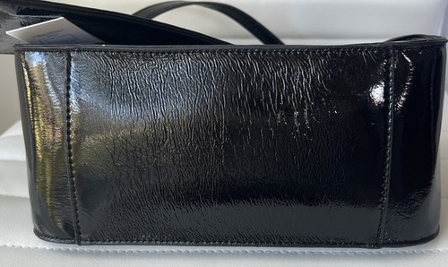 Calvin Klein Estelle Satchel Crossbody Bag Handbag Black Removable Pouch NWT - Picture 8 of 12